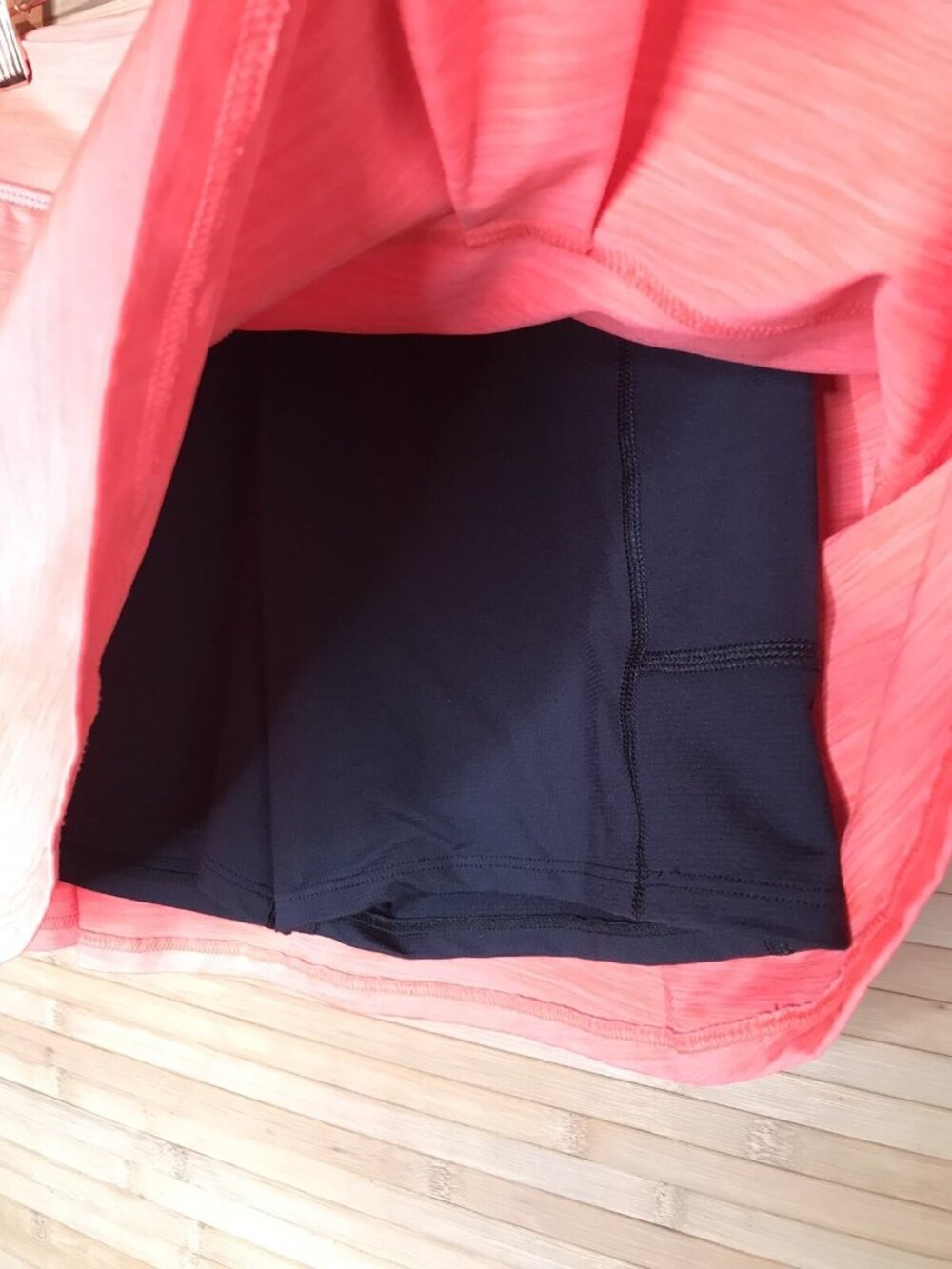 Donajo sz 1 Small Womens heathered orange Tennis Pickleball Athletic Skirt Skort - Picture 3 of 5